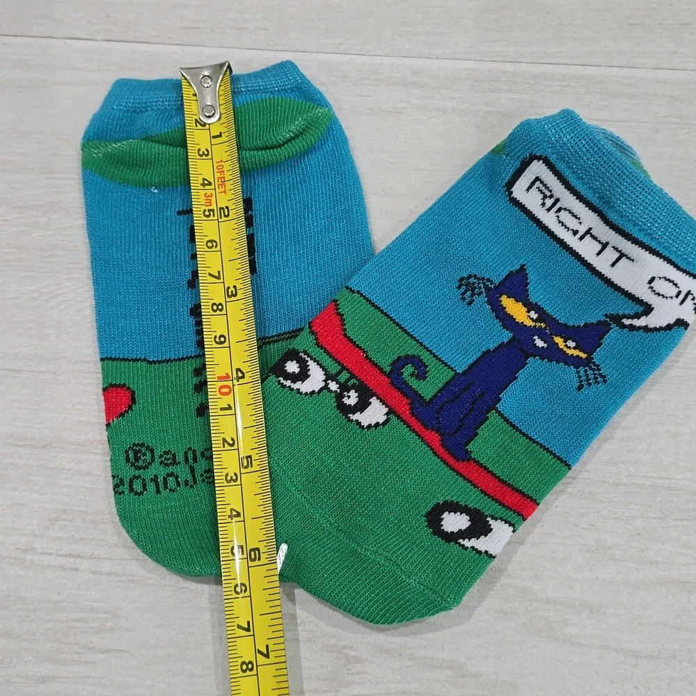 Pete the Cat Kid's No-Show Socks - Multi Color Set Little Boy NWOT